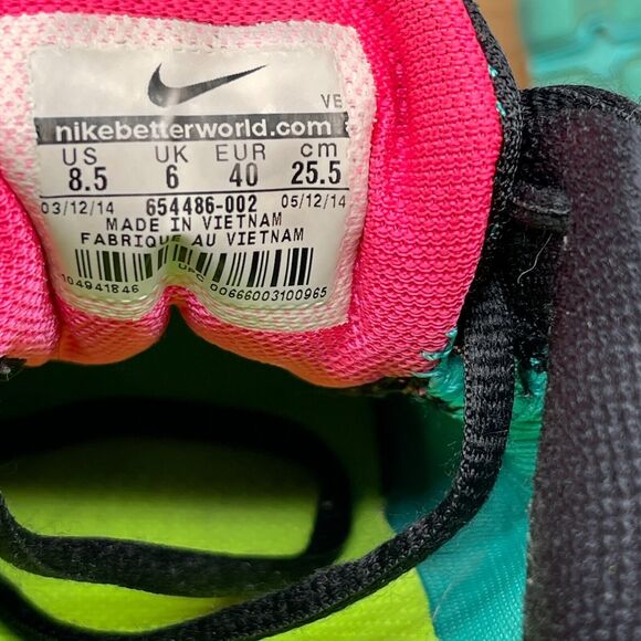 Nike Air Zoom Pegasus 31 Womens Size 8.5 Running Shoes 654486-002 Gym Crossfit - Picture 8 of 8